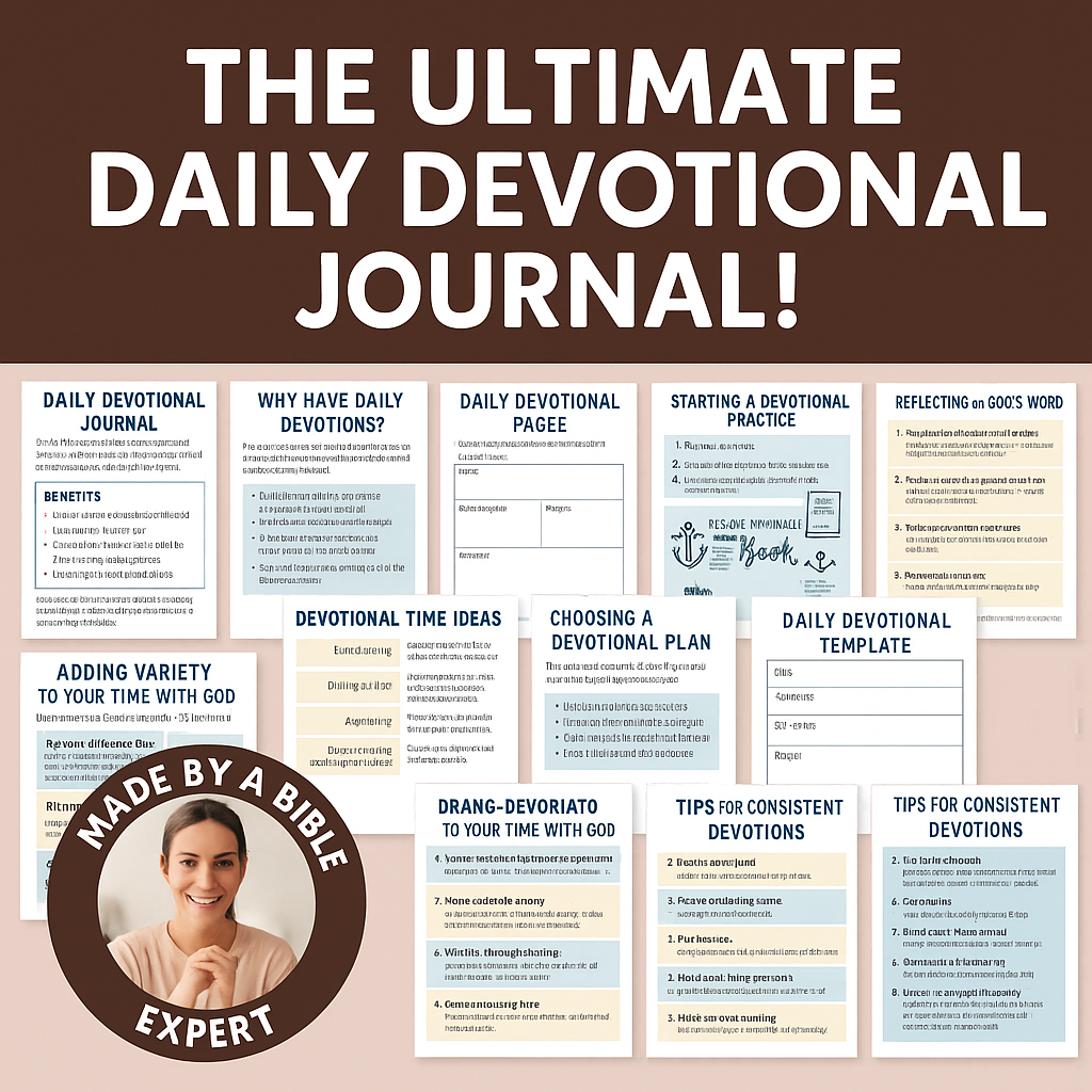 🙏 Daily Devotional Journal